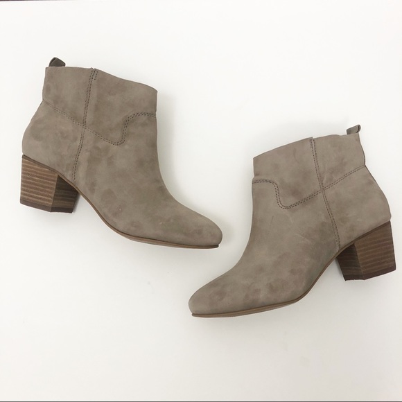 Steve Madden Shoes - Steve Madden Harber Taupe Suede Ankle Booties